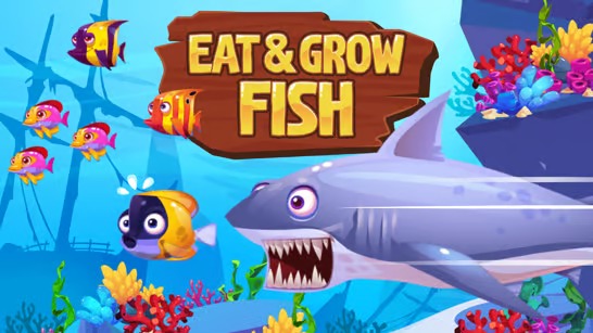 Eat & Grow Fish — казуална подводна аркада (Sweet)